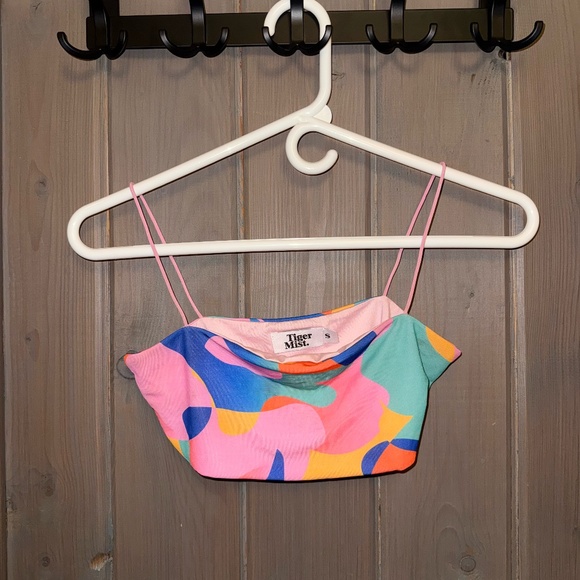 Tiger Mist Chantelle Crop Top - Picture 2 of 2